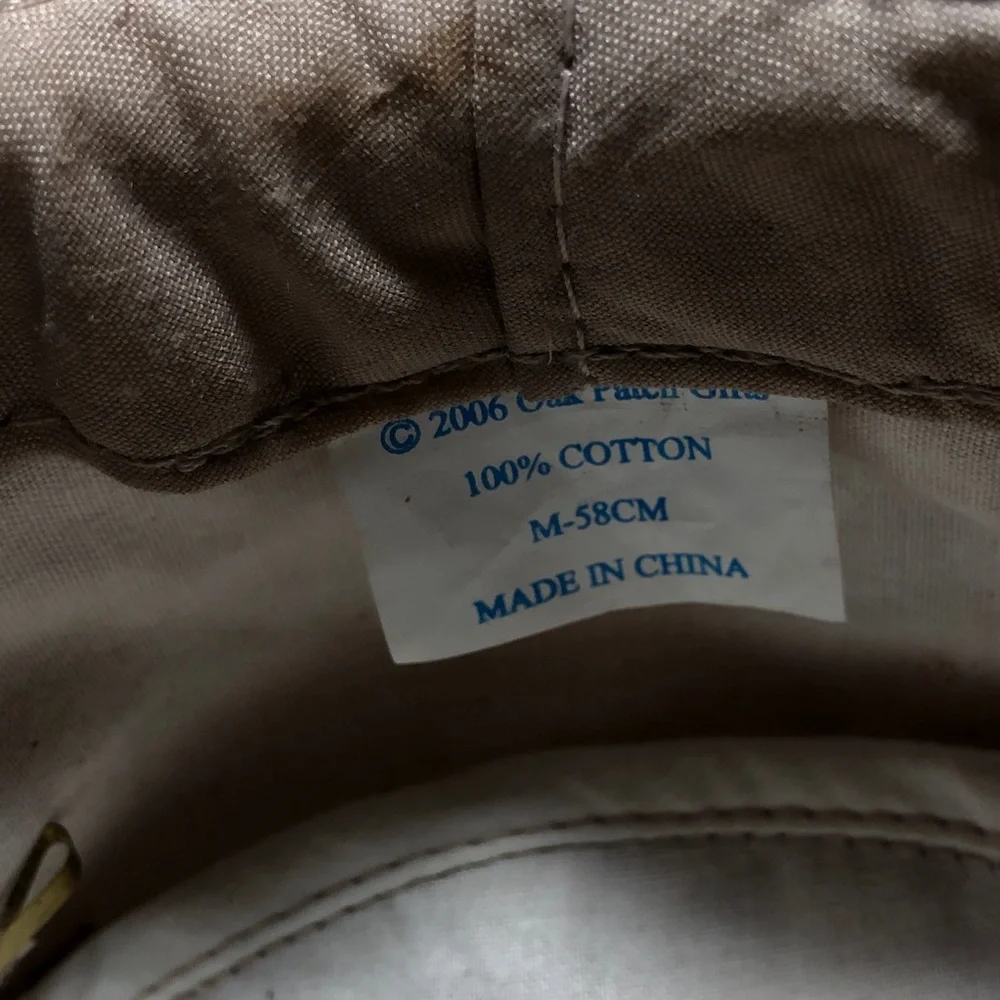 Beige Fishing Bucket Hat with Fun Patches - Picture 8 of 8